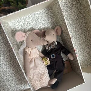 New!!! Maileg Mouse Bride and Groom Couple Set 🐭💕